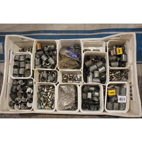 508 - Large quantity of assorted Amal carburettor parts