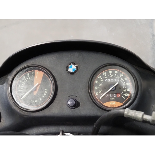 882 - BMW F650 Strada motorcycle. 1997. 650cc. Runs and rides but was stored for 9 years so will need some... 