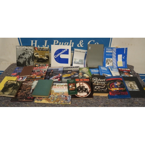 551 - Large quantity of assorted books including motoring
