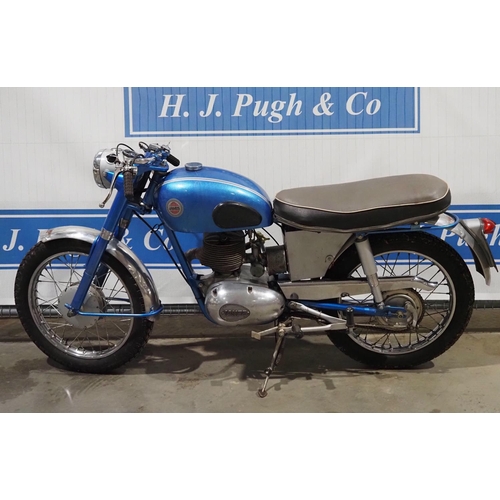 885 - James Sports Captain motorcycle. 200cc. 1961. Runs & Rides. Reg. 831 KRO. V5 & Old buff logbook