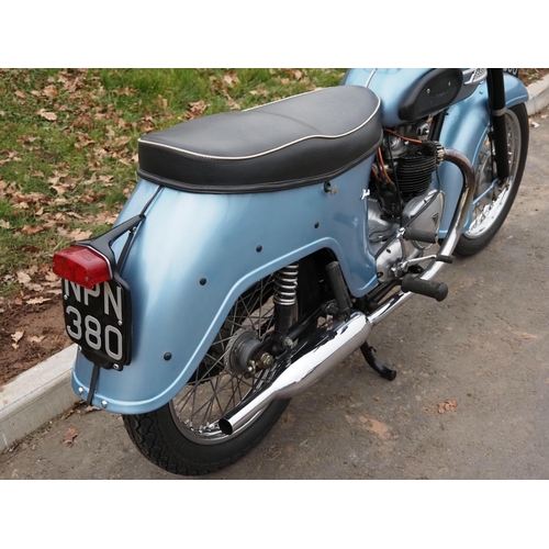 887 - Triumph 21 Bathtub motorcycle. 1958. 500cc. Logbook states it to be a 350cc however its had a engine... 