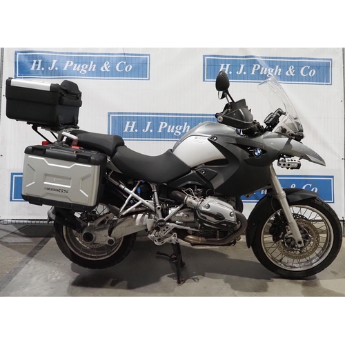 888 - BMW GS R1200 motorcycle. 2007. 6890 miles. Runs & rides but needs recommissioning with an oil change... 