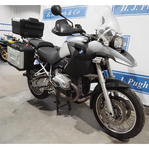 888 - BMW GS R1200 motorcycle. 2007. 6890 miles. Runs & rides but needs recommissioning with an oil change... 