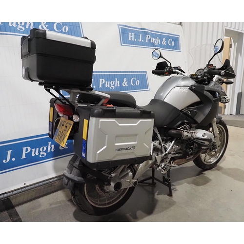 888 - BMW GS R1200 motorcycle. 2007. 6890 miles. Runs & rides but needs recommissioning with an oil change... 