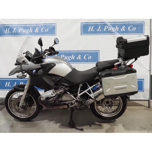 888 - BMW GS R1200 motorcycle. 2007. 6890 miles. Runs & rides but needs recommissioning with an oil change... 