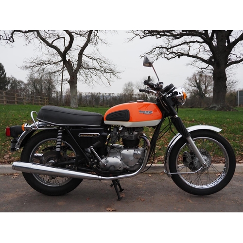 891 - Triumph Bonneville 750 motorcycle. 1978. 744cc. Runs and rides. Been in regular use. Matching number... 