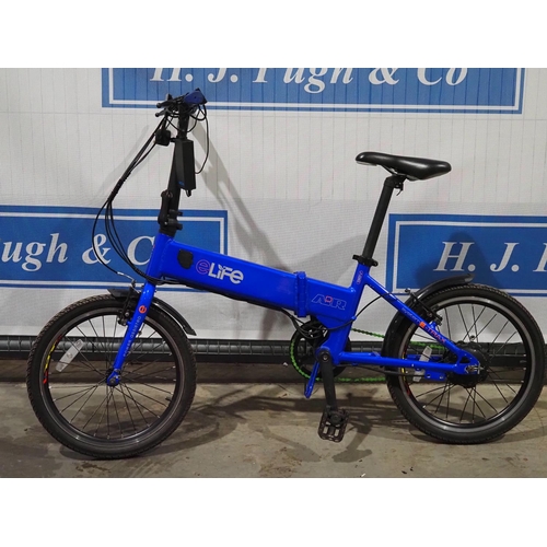 534 - eLife Air fold-up electric bicycle