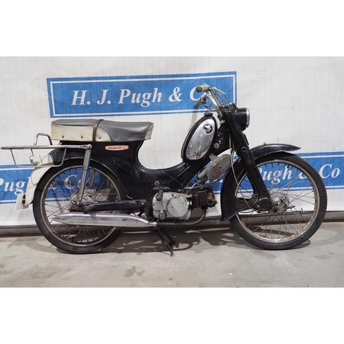 784 - Honda C310 moped. 49cc. Frame No. C310-A32104. Reg. 858 DUT. No docs