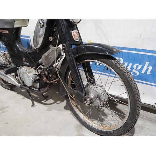 784 - Honda C310 moped. 49cc. Frame No. C310-A32104. Reg. 858 DUT. No docs