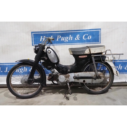 784 - Honda C310 moped. 49cc. Frame No. C310-A32104. Reg. 858 DUT. No docs