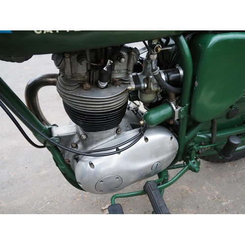 898 - BSA WD B40 motorcycle. 1967. 343cc. Runs & rides. Genuine war department motorcycle. C/w old MOT rec... 