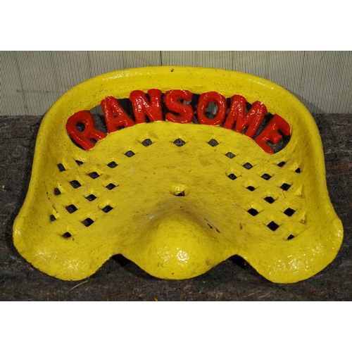 1120 - Cast iron seat - Ransome