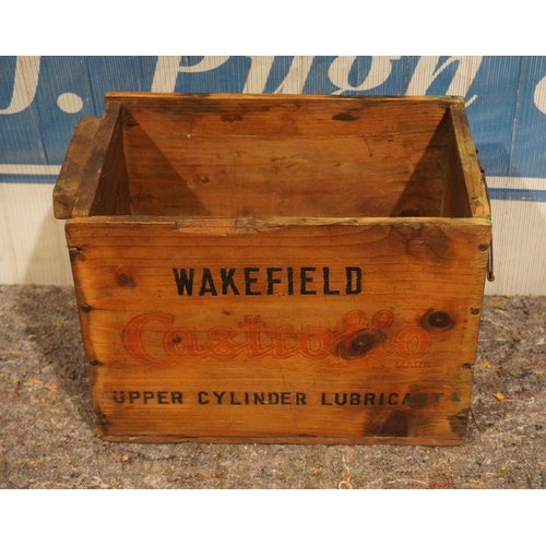9 - Early Wakefield Castrollo wooden crate