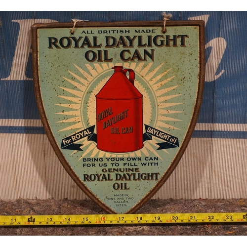 25 - Tin sign - Royal Daylight Oil Can 11x9