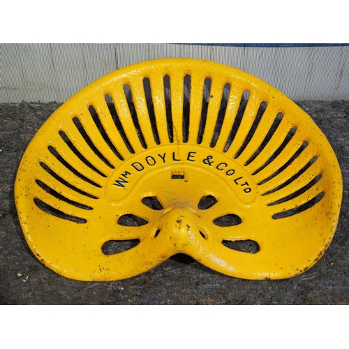 1053 - Cast iron seat - Wm Doyle & Co. Ltd