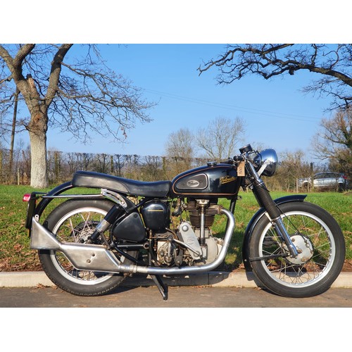 800 - Velocette KSS 350 motorcycle. 1954. With Velocette MAC frame, Velocette KSS 350 ohc short con-rod en... 