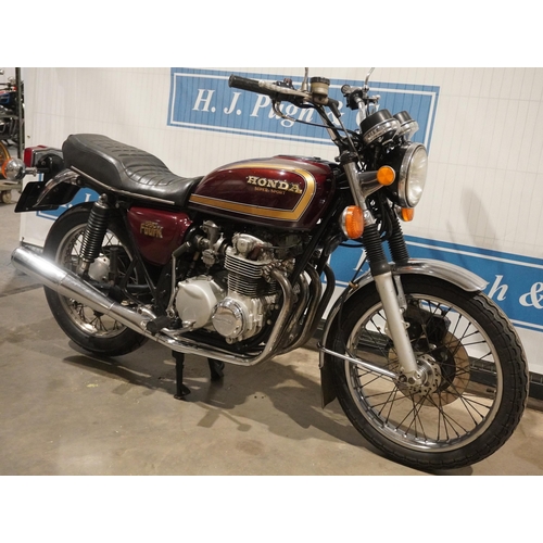 900 - Honda 550 Four-K motorcycle. 1979. 544cc. Bike has been stood for a few years but has been serviced ... 