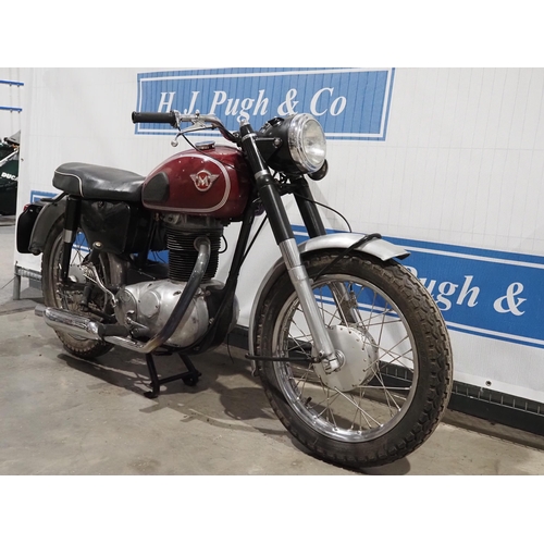 903 - Matchless G5 lightweight motorcycle. 1960. 350cc. Runs but needs recommissioning. Reg. 987 JAR. V5