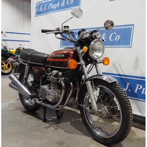 789 - Honda CB550 motorcycle. 1977. 550cc. Lots of work done by previous owner from 2004 onwards. Comes wi... 