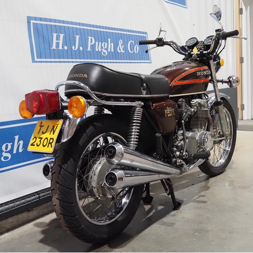 789 - Honda CB550 motorcycle. 1977. 550cc. Lots of work done by previous owner from 2004 onwards. Comes wi... 