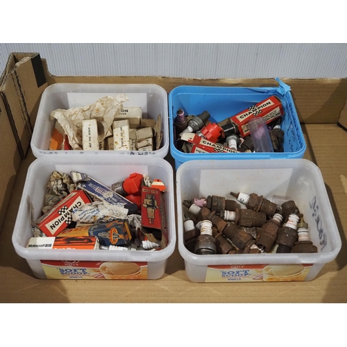 587 - Quantity of second hand and NOS spark plugs