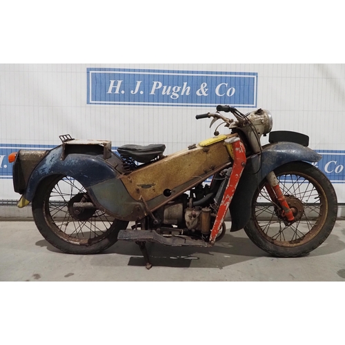 905 - Velocette LE motorcycle restoration project. 1958. 200cc. Frame No. 1759/34. Engine No. 1759/B. Reg.... 