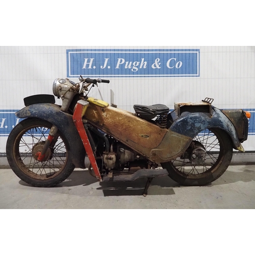 905 - Velocette LE motorcycle restoration project. 1958. 200cc. Frame No. 1759/34. Engine No. 1759/B. Reg.... 