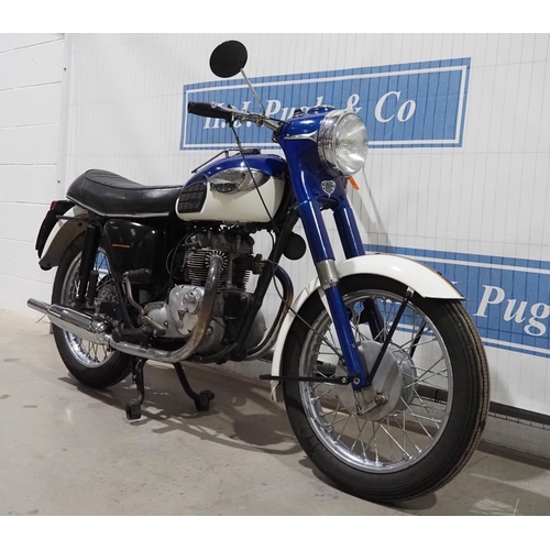 906 - Triumph 21 motorcycle. 1967. 350cc. Matching frame and engine numbers, 3TA/H45804. Runs and rides Re... 