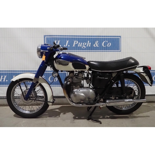 906 - Triumph 21 motorcycle. 1967. 350cc. Matching frame and engine numbers, 3TA/H45804. Runs and rides Re... 