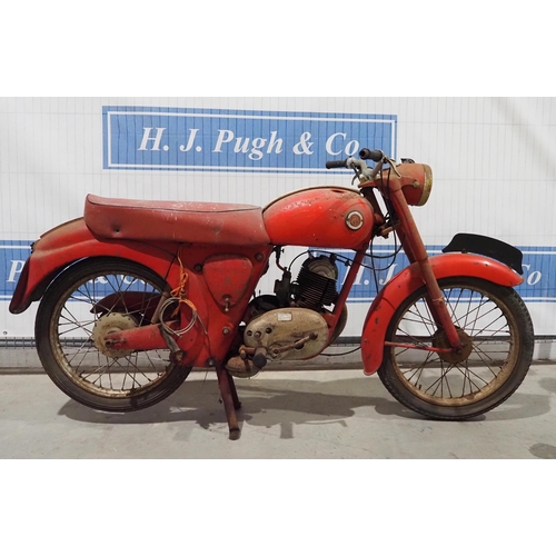 908 - Francis Barnett Plover  motorcycle. 1960. 149cc. Frame No. B10506R. Engine No. 15T-3824. Reg. 574 XV... 