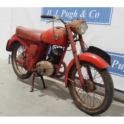 908 - Francis Barnett Plover  motorcycle. 1960. 149cc. Frame No. B10506R. Engine No. 15T-3824. Reg. 574 XV... 