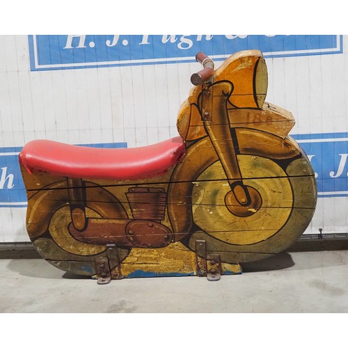 649 - Vintage fairground motorbike