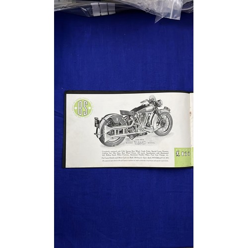 469A - 1939 Brough Superior motorcycle sales brochure. 26x16cm. 26 pages