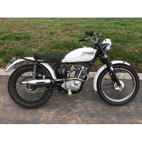 785A - Triumph Mountain Cub motorcycle. 1967. A rare bike sold to the US market.  This was imported from th... 