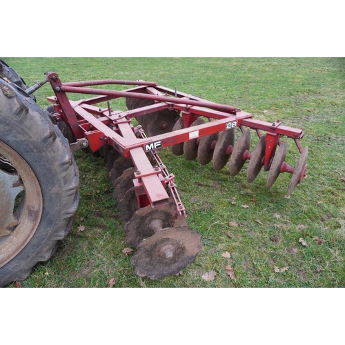 114 - Massey Ferguson 28 mounted discs, badged sn. 8679W83