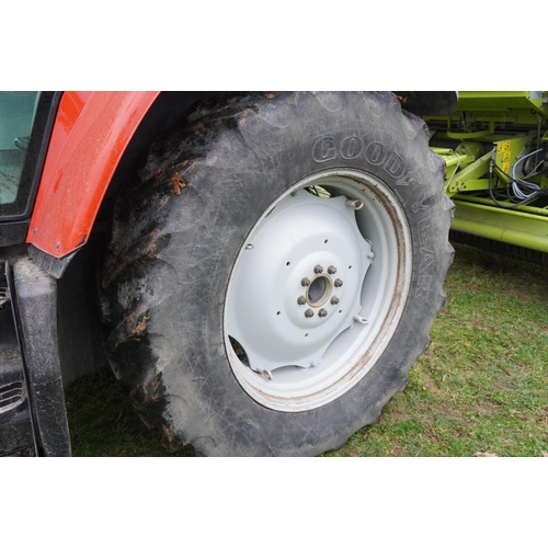 118 - Massey Ferguson 6480 Dynashift tractor, 3870hrs recorded. Reg. AY54 CFJ. V5 +VAT