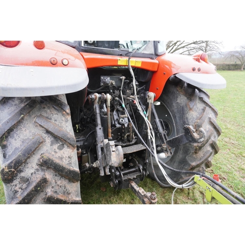 118 - Massey Ferguson 6480 Dynashift tractor, 3870hrs recorded. Reg. AY54 CFJ. V5 +VAT