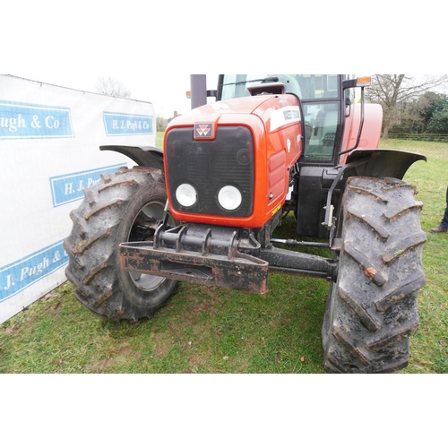 118 - Massey Ferguson 6480 Dynashift tractor, 3870hrs recorded. Reg. AY54 CFJ. V5 +VAT