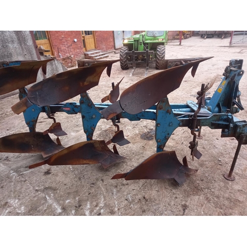 130 - Ransomes TSR 108 3 furrow reversible plough