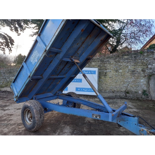 132 - Weeks 4.5ton tipping trailer