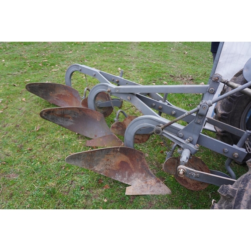 137 - Ferguson 3 furrow plough, badged