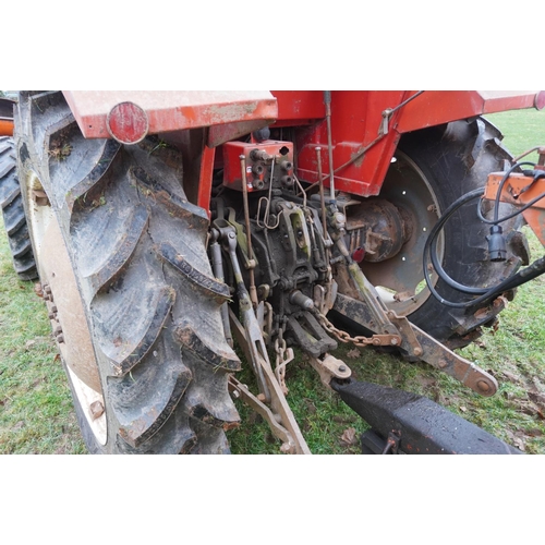 144 - Massey Ferguson 698T 4WD tractor, 5846hrs recorded, 12 speed 3 stick. sn. L109025. Reg. B849 KWV. V5... 