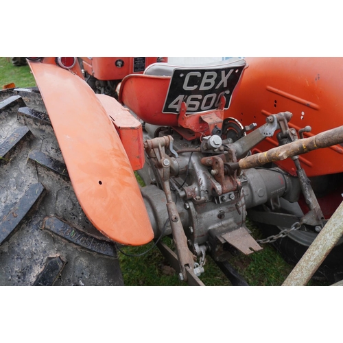 90 - Massey Ferguson 130 tractor. New tyres. SN. 372188. Reg. CBX 460C. V5 c/w operators manual