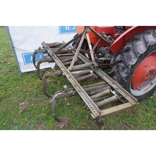 Ferguson 9 tine spring tine cultivator, badged