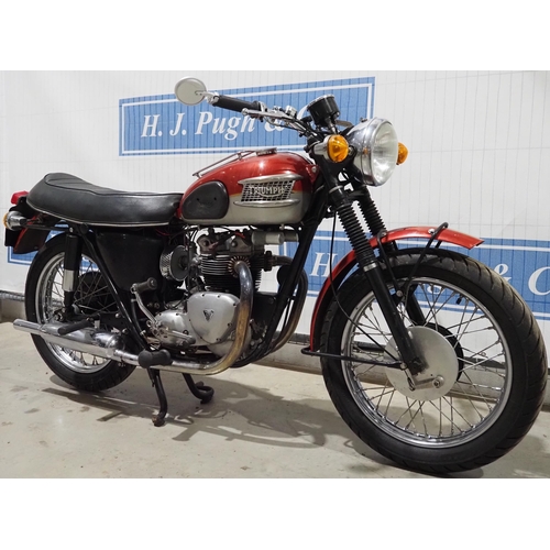 937 - Triumph 350 3TA motorcycle. 1960. 350cc. Matching engine and frame numbers. Recent service to includ... 
