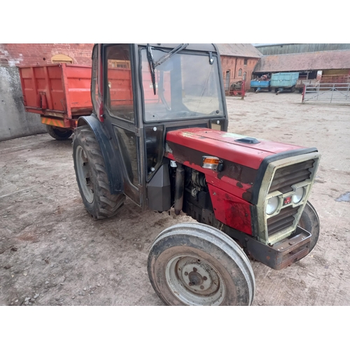 131 - Massey Ferguson 184S tractor. 5376hrs recorded. Reg. F495 TNP. V5 +VAT