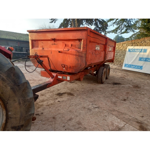 145 - Griffiths 8ton trailer with silage sides