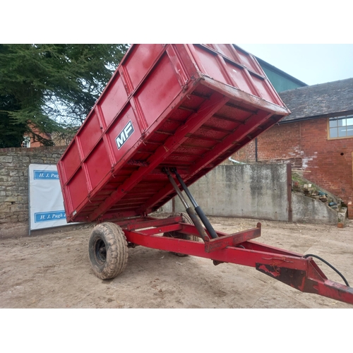 150 - Massey Ferguson 6.5ton tipping grain trailer