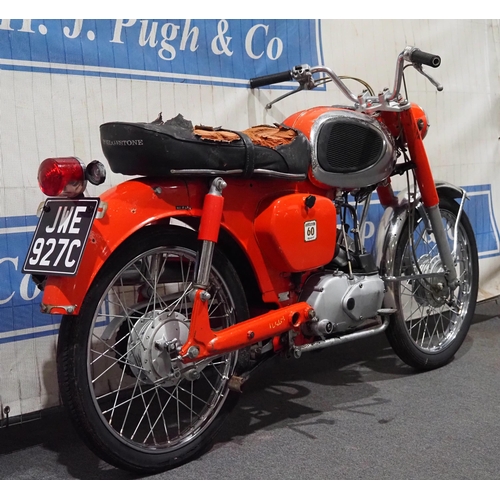952 - Bridgestone 60 Sport motorcycle. 50cc. 1965. From a private collection. Believed to be the only one ... 