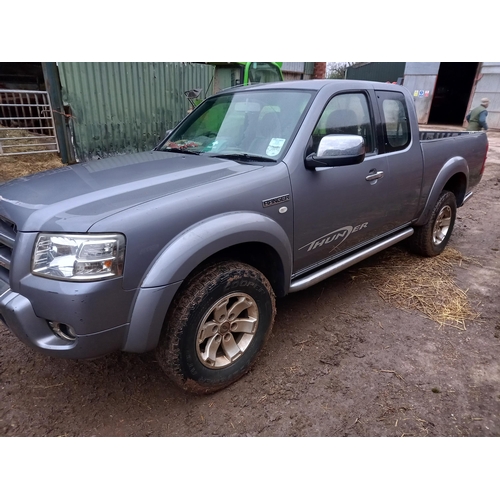 168 - Ford Ranger pickup. 120,000 miles. MOT expires 07/03/2023. Reg. OUO7 LBP +VAT